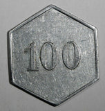 GERMANY Token Warstein (Wfl) State Hospital Warstein Rosettenstern,"100" (18385)