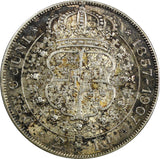 SWEDEN Oscar II Silver 1907 EB 2 Kronor Golden Wedding Anniversary KM# 776 (122)