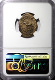 Salonina Empress Wife of Gallienus AD 254-268 Double Denarius/BEARDED GOAT NGC.1