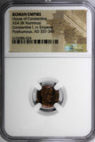 ROMAN Constantine I 'The Great' AD 337-340 Bi Nummus Posthumous issue NGC (024)