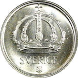 SWEDEN Gustaf V Silver 1942-1950 10 Ore UNC/BU KM# 813 RANDOM PICK (1 COIN) (29)