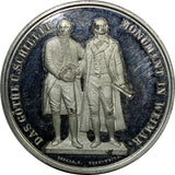 Germany Saxony Weimar Medal 1857 Carl August Grand Duke Goethe-Schiller Monument