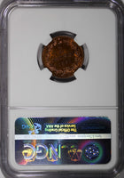 Italy Umberto I Copper 1897-R 2 Centesimi NGC MS64 RB Nice Toning KM# 30 (244)