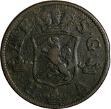 SWEDEN Adolf Frederick (1751-1771) Copper 1766 S.M.2 Ore 33.7 mm KM# 461(15 616)