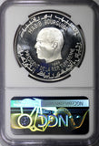 Tunisia Silver 1969 FM NI 1 Dinar St. Augustine NGC PF66 ULTRA CAMEO KM#296 (31)