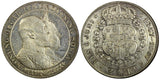 SWEDEN Oscar II Silver 1907 EB 2 Kronor Golden Wedding Anniversary KM# 776 (128)