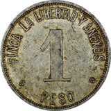 Guatemala Token Finca La Libertad Y Anexos 1 Peso 35,3mm Rulau Gma209 (21 110)