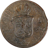 Sweden Gustaf III Copper 1777 SM 2 Ore  Small Date 33.5 mm KM# 518 (19 609)