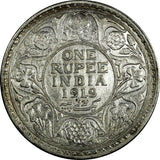 India-British George V Silver 1919 (B) Rupee KM# 524 (19 330)