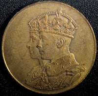 Canada Medal Royal Visit 1939 King George Elizabeth Coin Token 31mm (23 696)
