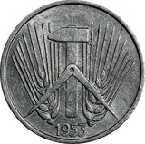 Germany - Democratic Republic Aluminum 1953 A 5 Pfennig KM# 6 (18 716)