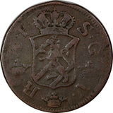 SWEDEN Adolf Frederick Copper 1768 2 Ore S.M. Low Mintage-168.000 KM# 461 (264)