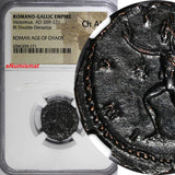 Romano-Gallic Bi Double Denarius Victorinus AD269-271 Goddess Peace NGC Ch AU(1)