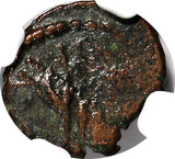 EASTERN ROMAN Leo I AD 457-474 Bronze AE4 Nummus / Leo standing (030)