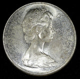 CANADA Elizabeth II Silver 1967 $1.00 Dollar Goose UNC KM# 2287 (22 774)