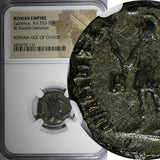 ROMAN.Gallienus AD 253-268  BI Double-Denarius / MARS NGC (131)
