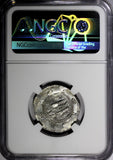 Tabaristan Caspian Sea c.A.D. 780-793 Silver Hemidrachm / Altar NGC MS  (051)