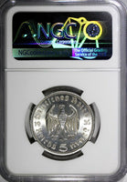 Germany-Third Reich Silver 1935 A 5 Reichsmark NGC UNC DET Hindenburg KM# 86(1)