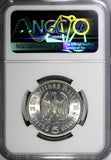 Germany-Third Reich Silver 1935 A 5 Reichsmark NGC UNC DET Hindenburg KM# 86(1)