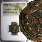 ROMAN.Gallienus AD 253-268  BI Double-Denarius / Rev. Sun God Cult  NGC (034)