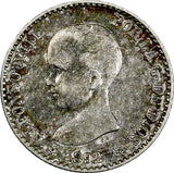 Spain Alfonso XIII Silver 1892/89 (92) PG-M 50 Centimos KM# 690 (12 068)