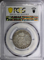 Mexico Philip V Silver 1740/30 Mo MF 2 Reales Overd PCGS XF DET. Chop Mark KM#85