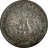 Mexico Silver 1880 Zs S 50 Centavos Zacatecas Mint XF/AU Cond.KM# 407.8 (19 185)