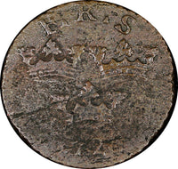 Sweden Frederick I Copper 1720 1/2 Öre 24mm KM# 380 (21 367)