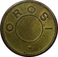 COSTA RICA TOKEN ROBERTO ESQUIVEL CARAZO - OROSI, aUNC Condition 25,5mm