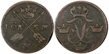 Sweden Frederick I Copper 1749 1 Ore, S.M. 29,75mm  KM# 416.1  (21 162)