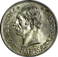 Denmark Frederik VIII Silver 1912 10 Ore LAST DATE Ch.UNC KM# 807 (15 019)