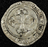 ITALIAN STATES Milan Ambrosian Republic (1447-1450) Silver Grosso Biaggi - 1515