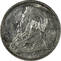 South Africa Johannes Paulus Kruger Silver 1897 6 Pence XF Condition KM# 4 (521)