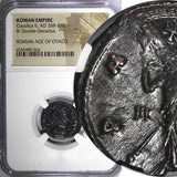 ROMAN EMPIRE Claudius II AD 268-270 BI Double-Denarius / PAX Peace NGC (026)