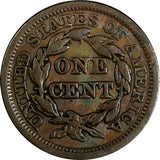US Copper 1845 Braided Hair Large Cent 1C (13 709)