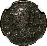 ROMAN Constantinian Dynasty AE3/4 Nummus AD 330-340 / She-Wolf &Twins NGC (114)