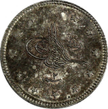 Turkey Mehmed V Silver AH1327//2 (1910) 2 Kurush Toning KM# 749 (18 270)