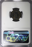 ROMAN.Diocletian AD 284-305 AE Post-Ref.Radiate Rev.Victory on Globe NGC (007)
