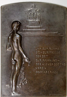 AUSTRIA Bronze 1900 MEDAL by Marschall.Erection of the Goethe monument in Vienna