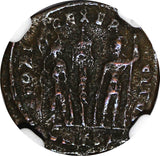 ROMAN Constans AD 337-350 AE4 BI Nummus / Army Soldiers NGC (208)