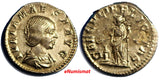 Ancient Roman AD 218-224/5 Julia Maesa AR Denarius Nice Extremely Fine Condit.