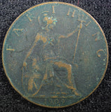 Great Britain Edward VII Bronze 1909 Farthing KM# 792 (23 069)