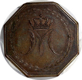 GERMAN BAVARIA Bronze MEDAL PIEFORT King Maximilian I  PCGS MS63 Witt2545 (962)