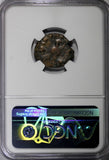 ROMAN SALONINUS son GALLIENUS Caesar AD 258-260 Double-Denarius /Priestly NGC(1)