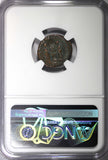 Roman Empire Constantine I AD 307-337 AE3 BI Nummus / ANGELS OF VICTORY NGC (61)