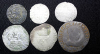 FRANCE LOT OF 14 MEDIEVAL COINS most are silver. (22 373)