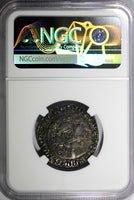 Belgium Flanders Charles the Bold of Burgundy (1467-77) Double Patard NGC XF DET