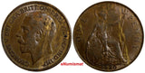 Great Britain George V (1910-1936) Bronze 1920 1 Penny KM# 810 (14 501)