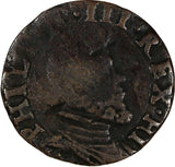 Italian States Milan Philip III (1598-1621) Copper 1606 Quattrino RARE KM# 1 (3)