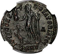 Roman Empire Nicomedia Licinius I. 308-324 AD BI Redused Nummus NGC Ch AU (062)